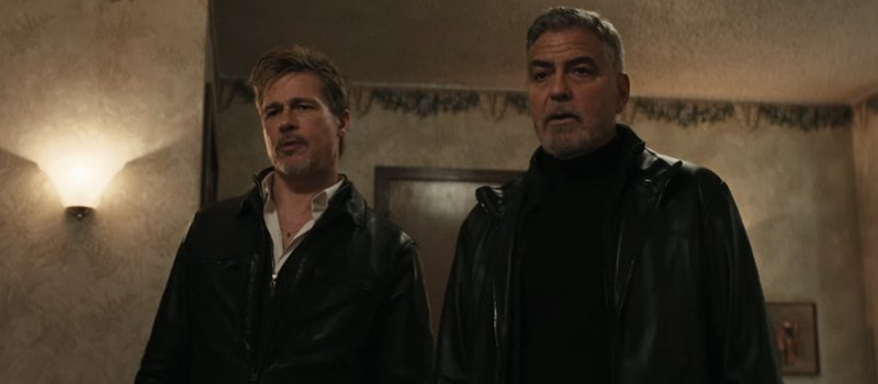 Брэд Питт и Джордж Клуни в роли фиксеров в трейлере "Волков"