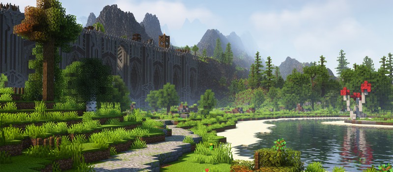 В Minecraft завершена разработка огромной открытой игровой вселенной, с сюжетом, боссами, строениями, оружием и броней