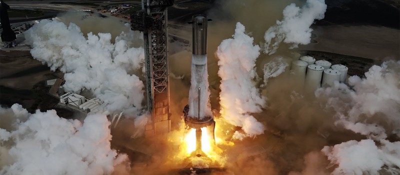 SpaceX показала тестовые кадры "предстоящей" попытки поимки Starship Super Heavy башней