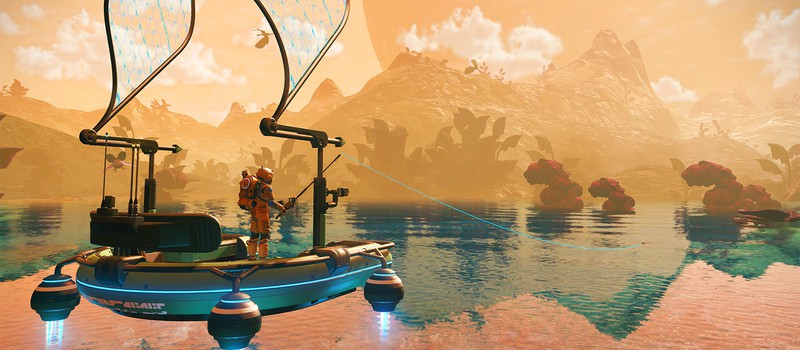 В No Man's Sky теперь можно заниматься рыбалкой