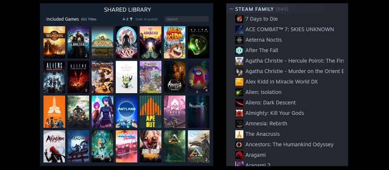 Функция Steam Families для совместного доступа к играм теперь доступна всем пользователям Steam