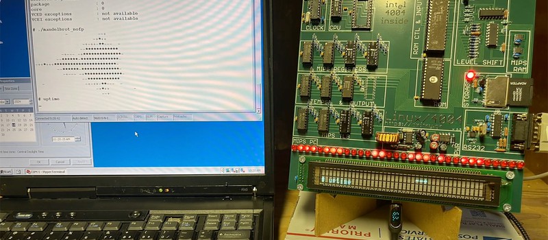 Умелец запустил Linux на процессоре 1971 года — загрузка ядра заняла 5 дней