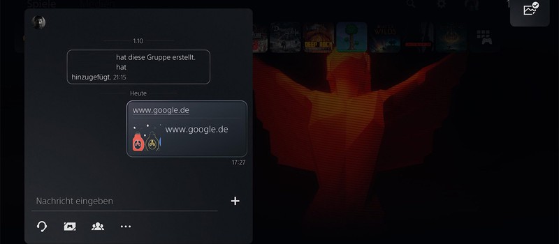 Sony начала блокировать попытки использования браузера на PS5 через сообщения со ссылками
