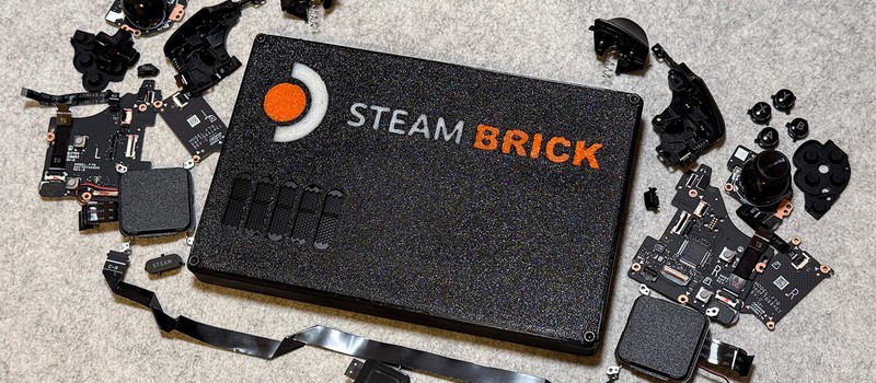 Безумный моддер превратил Steam Deck в Steam Brick без экрана и контроллеров