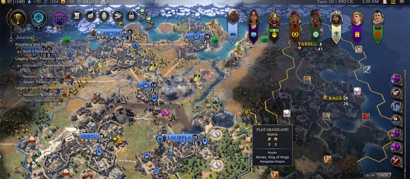 Обновление Civilization 7 до версии 1.2.0 включает изменения в ресурсах, интерфейсе, мультиплеере и многое другое