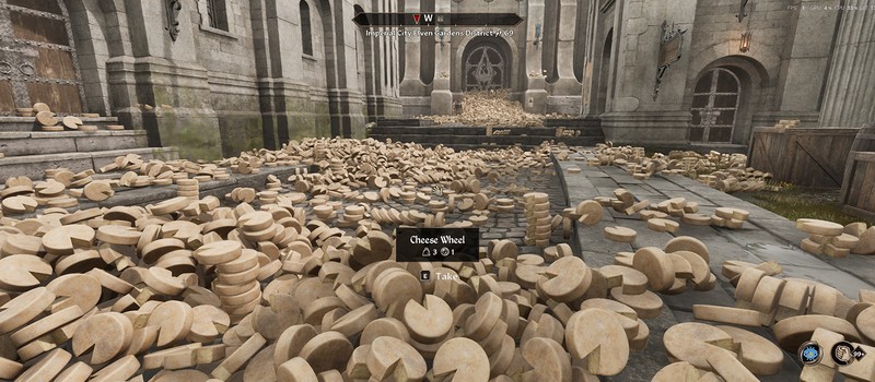 Игроки Oblivion Remastered призывают тысячи сырных колес и горы арбузов – совершенно неиграбельно