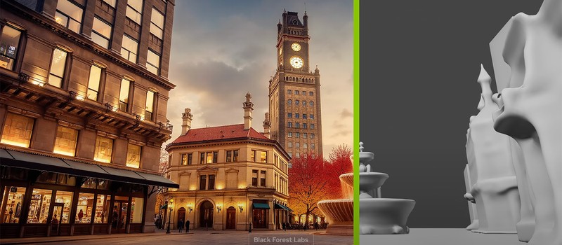 Nvidia выпустила инструмент для создания ИИ-изображений на основе 3D-сцен