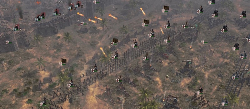 В раннем доступе вышла Knights of the Crusades — стратегия про Крестовые походы с элементами градостроительства и песочницы