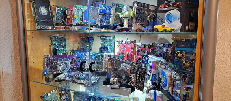 Энтузиаст собрал коллекцию ретро-видеокарт NVIDIA стоимостью более $10,000