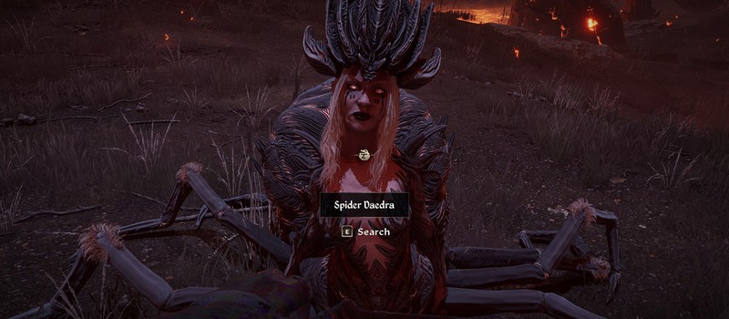 Игрок Oblivion Remastered потратил 6000 золотых на создание заклинания "Наедине с мамочкой", призывающего гигантскую женщину-паучиху