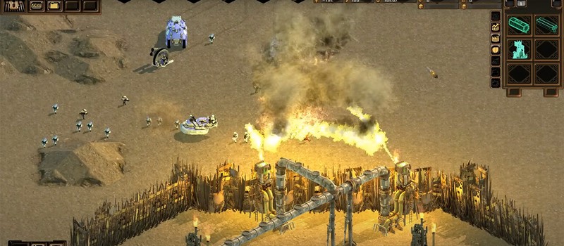 Стратегия DORF сочетает механики Command and Conquer с атмосферой классического Fallout