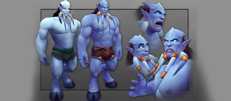 Обновленные модели Дренеев World of Warcraft