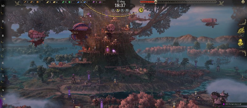 Скриншоты и новые детали вертикального градостроителя Dark Switch в стиле Frostpunk