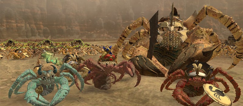Армия крабов захватывает Total War: Warhammer 3 благодаря моду