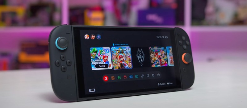 Экран Nintendo Switch 2 оказался в 100 раз медленнее OLED-панелей