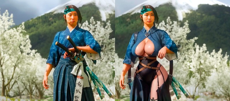 Геймер превратил героиню Ghost of Yōtei в сексуальную анти-воук богиню, утверждая что этого хотят геймеры – провокация сработала