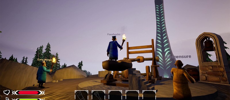 Strange Scaffold предлагает накормить кайдзю в новой безумной кооперативной игре