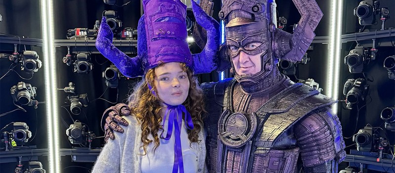 Актер Ральф Инесон показал впечатляющий практичный костюм Галактуса для съемок "Фантастической четверки"