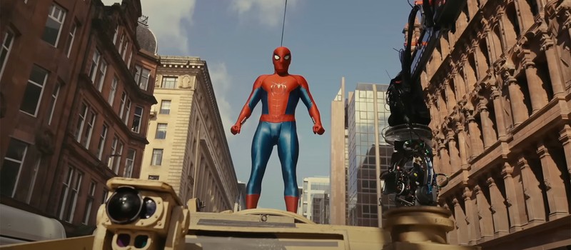 Взгляните на Тома Холланда в костюме Паука на закулисном видео со съемок фильма "Человек-паук: Совершенно новый день"