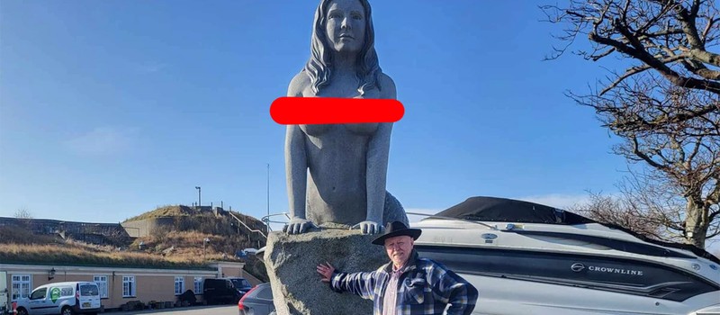 Дания уберет "порнографическую" статую русалки