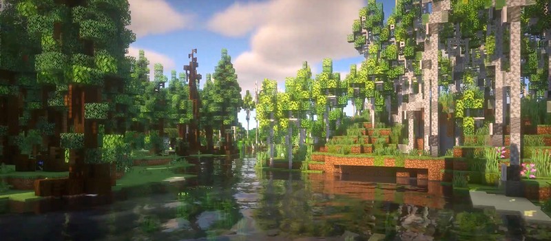 Игрок Minecraft создал живую экосистему с растущими и умирающими растениями