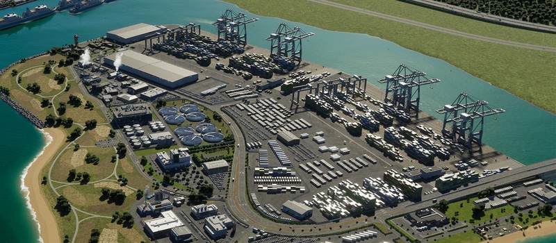 Игрок Cities Skylines нашел способ навсегда избавиться от пробок на грузовых терминалах без модов