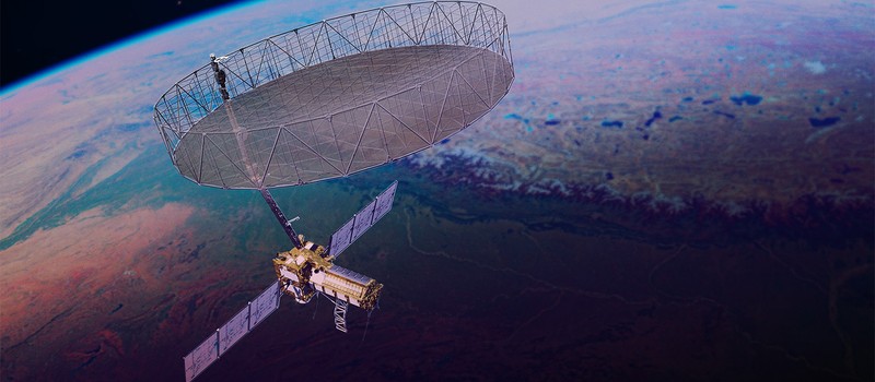 Новый спутник успешно развернул на орбите рекордно большую антенну