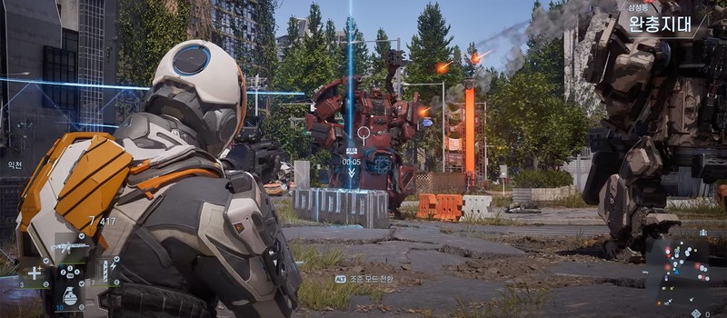 Геймплей MMO-шутера Cinder City с постапокалиптическим Сеулом