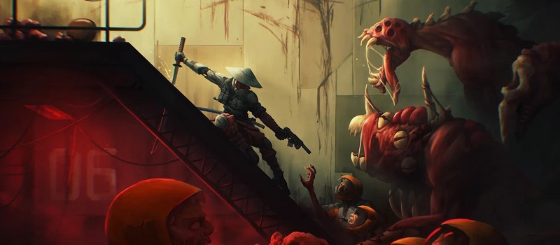 Кибер-ниндзя против сотен монстров в трейлере 2D-экшена Katanaut