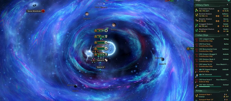 Stellaris получила обновление 4.0.22 с изменениями происхождения "Дикая природа" и новой системой исследований