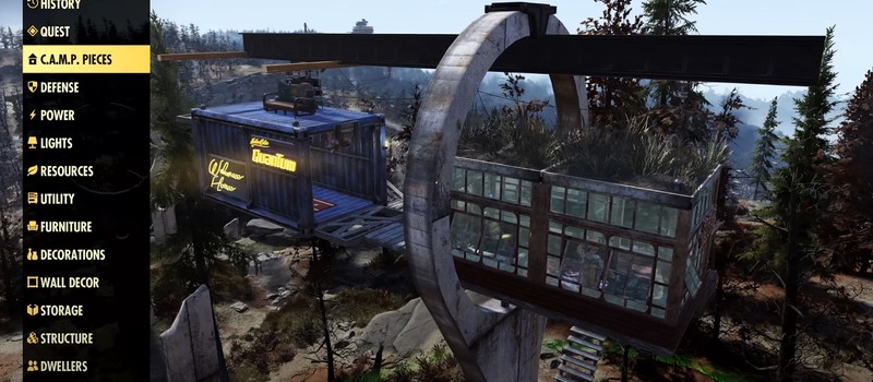 Bethesda показала обновленную систему строительства в Fallout 76 – патч выйдет 2 сентября