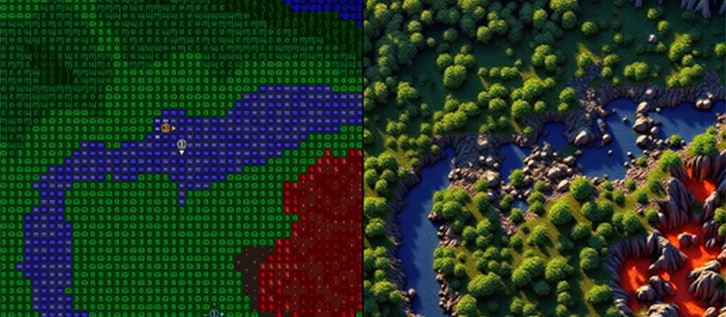Разработчик превратил ASCII-рогалик в игру с ИИ-рендерингом в реальном времени