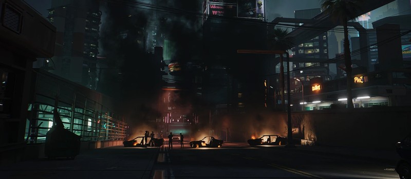 Моддер превратил взрывы машин в Cyberpunk 2077 в голливудские спецэффекты