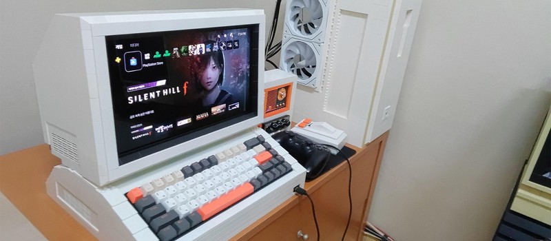 Вместо покупки нового корпуса умелец собрал ПК в самодельном корпусе из LEGO