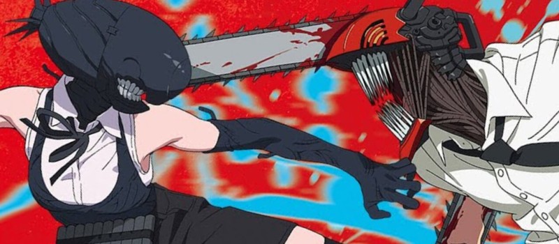 Много экшена в новом трейлере полнометражного аниме "Человек-Бензопила"