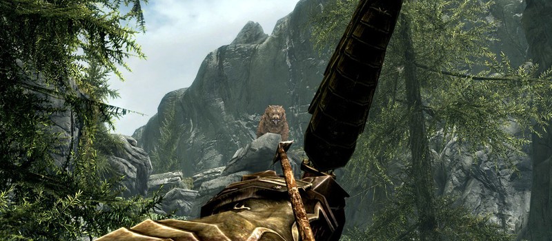 Игроки Skyrim обнаружили забавную ошибку с цветом медведей спустя 14 лет после выхода игры