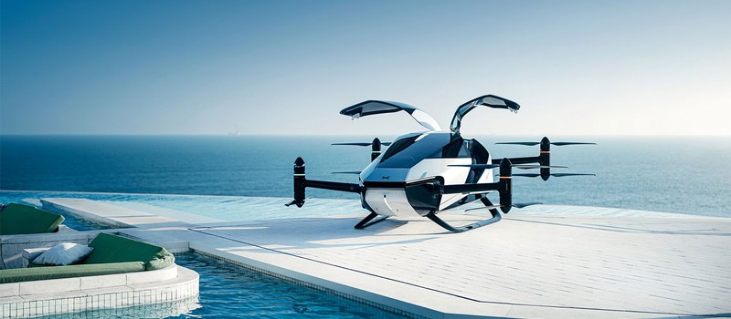 В Китае два летающих автомобиля XPeng столкнулись в воздухе во время репетиции авиашоу