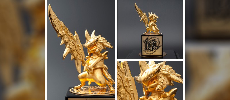 Статуэтка Monster Hunter из чистого золота за $29 тысяч