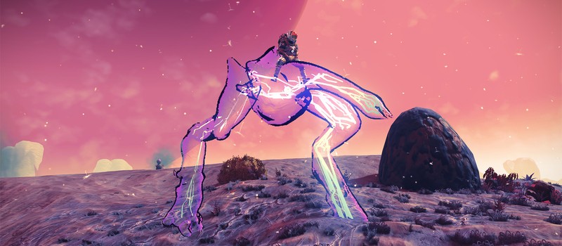 Игрок No Man's Sky нашёл ультра-редкое полупрозрачное существо на спутнике газового гиганта