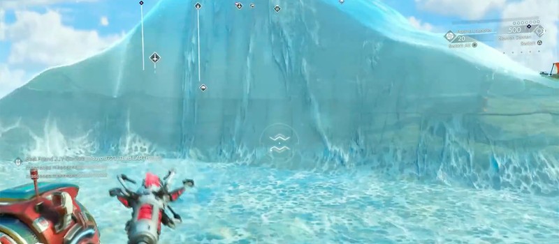 Игрок No Man's Sky стал космическим Моисеем, превратив нейтронную пушку в генератор цунами