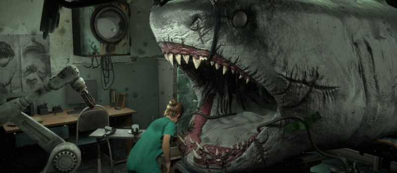Откусанные руки и смерть от хвоста в трейлере хоррор-симулятора Shark Dentist про лечение зубов акулам
