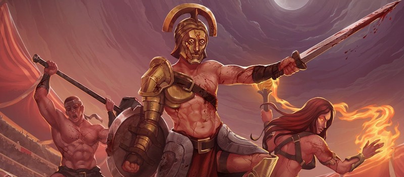 Красивые тактические сражения гладиаторов в трейлере пиксельной RPG Bloodgrounds