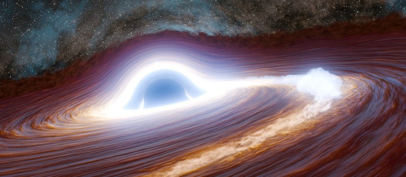 Астрономы зафиксировали вспышку черной дыры яркостью в 10 триллионов солнц