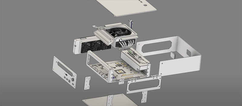 Энтузиаст уменьшил PlayStation 5 на 60% и превратил консоль в подобие мини-ПК
