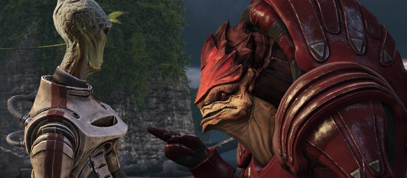 Гражданская война кроганов на новом концепт-арте Mass Effect 5