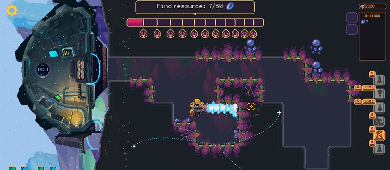 Вышел майнинговый рогалик Wall World 2 с робопауком и процедурной генерацией