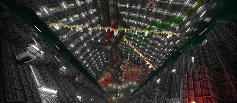 Игрок Minecraft потратил 6 лет на создание ультимативного подземного мегаполиса-убежища
