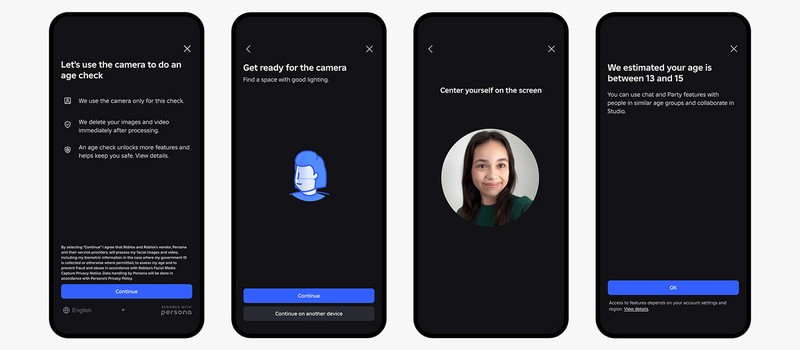 Roblox начал требовать от десятков миллионов детей сделать селфи для верификации возраста