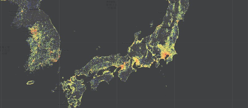 Интерактивная карта показывает все 2,75 миллиарда зданий на планете в 3D