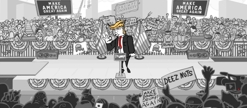В Steam выйдет сатирический кликер про Дональда Трампа с абсурдными наказаниями